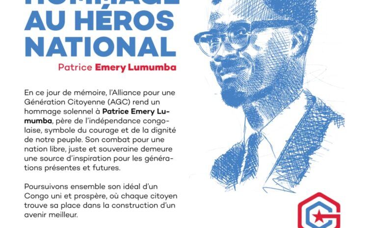  Hommage au Héros National Patrice Emery LUMUMBA