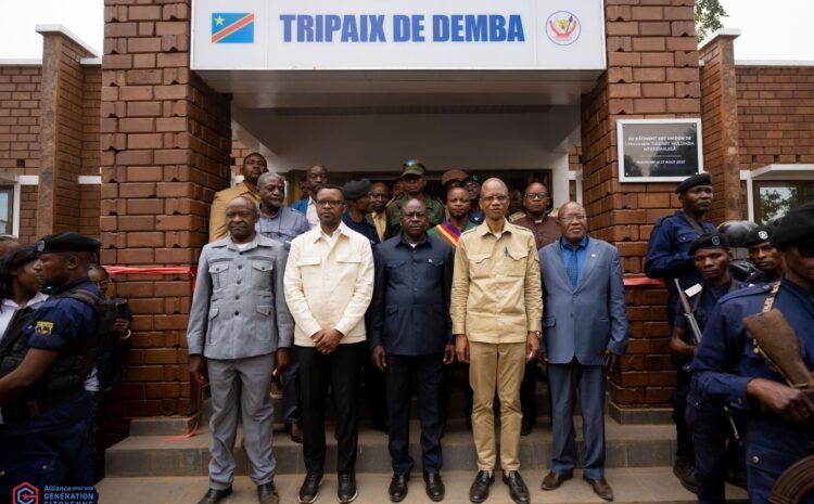  Inauguration du Tripaix de Demba, la capitale du Kasaï Central s’implante dans le Territoire de Demba